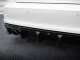 Rear Valance compatible with Audi A3 S Line Sportback 8V (Version with single exhaust tips on one Side)