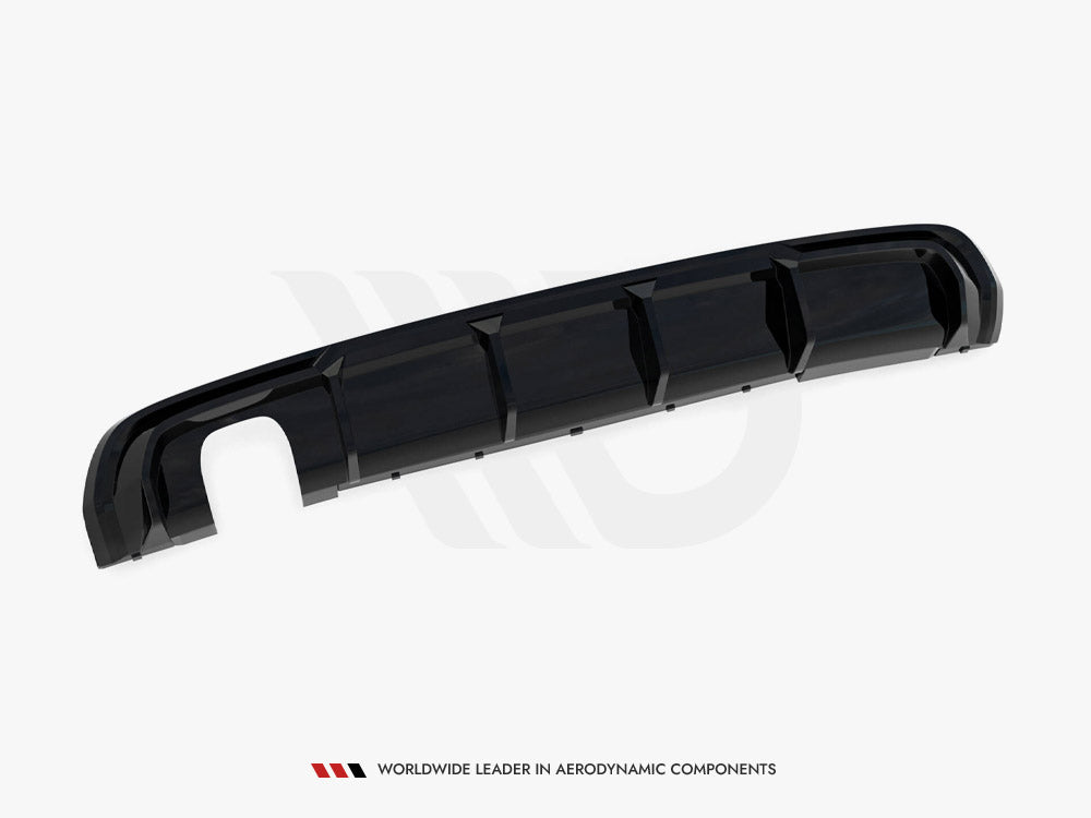 Rear Valance compatible with Audi A3 S Line Sportback 8V (Version with single exhaust tips on one Side)