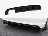 Rear Valance compatible with Audi A3 S Line Sportback 8V (Version with dual exhausts tips on one Side)