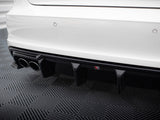 Rear Valance compatible with Audi A3 S Line Sportback 8V (Version with dual exhausts tips on one Side)