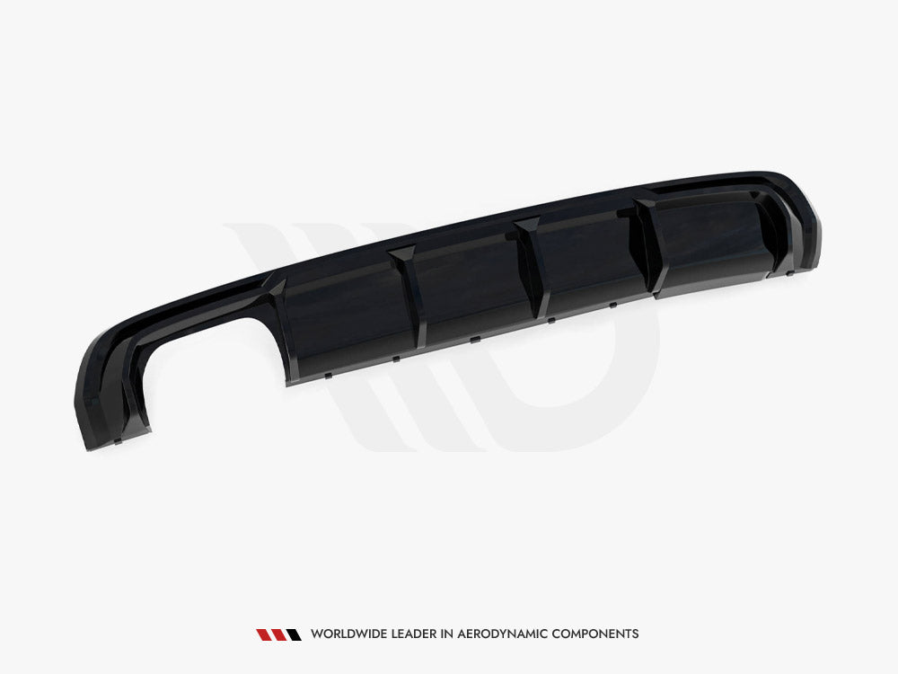 Rear Valance compatible with Audi A3 S Line Sportback 8V (Version with dual exhausts tips on one Side)