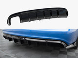 Rear Valance compatible with Audi A4 S Line Sedan / Avant B8 (Version with dual exhaust tips on one Side)