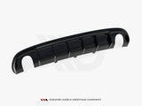 Rear Valance compatible with Audi A4 S Line Sedan / Avant B8 (Version with single exhaust tips on both sides)