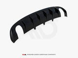 Rear Valance compatible with Audi A4 S Line Sedan / Avant B8 (Version with single exhaust tips on both sides)