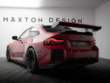 Carbon Spoiler With Upper Swan Mounting + LED compatible with BMW M2 G87