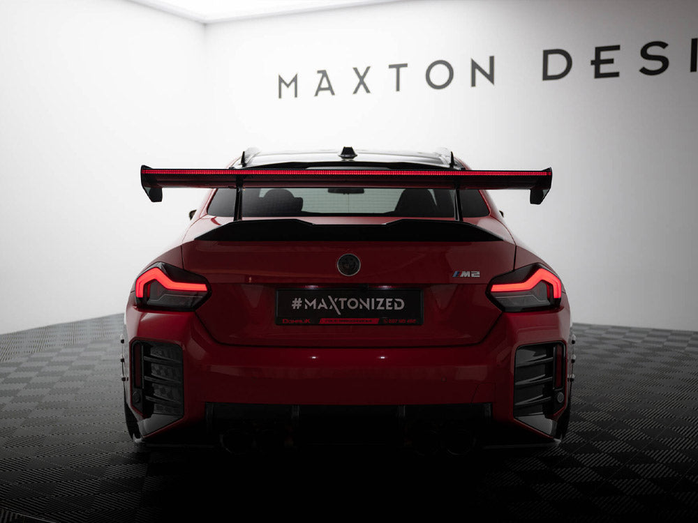 Carbon Spoiler With Upper Swan Mounting + LED compatible with BMW M2 G87