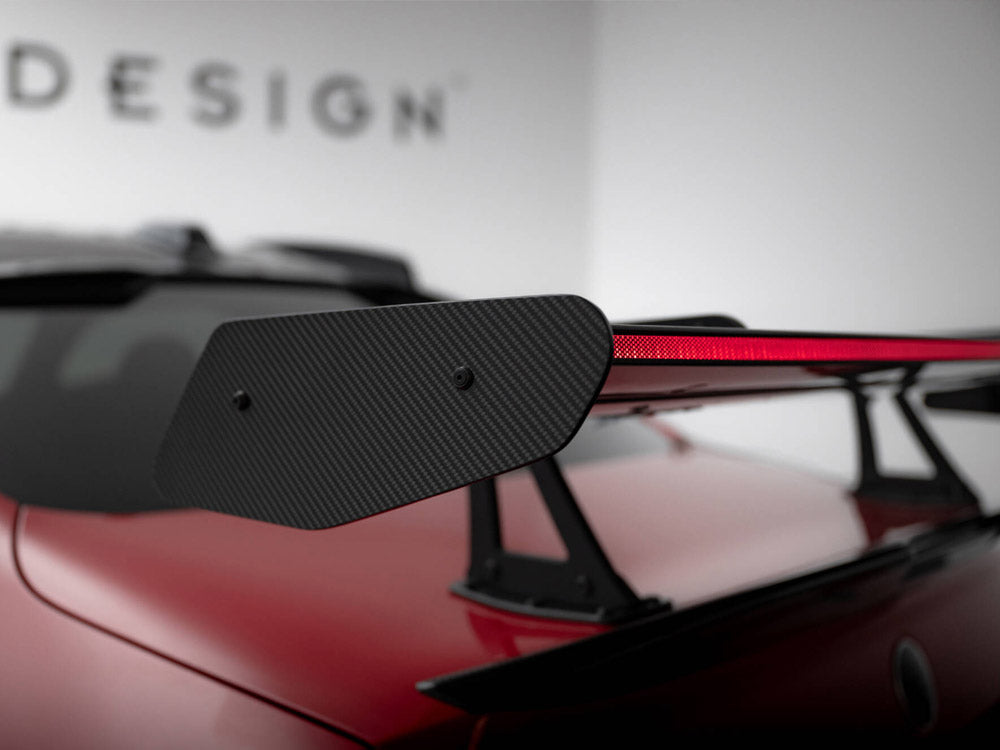 Carbon Spoiler With Upper Swan Mounting + LED compatible with BMW M2 G87
