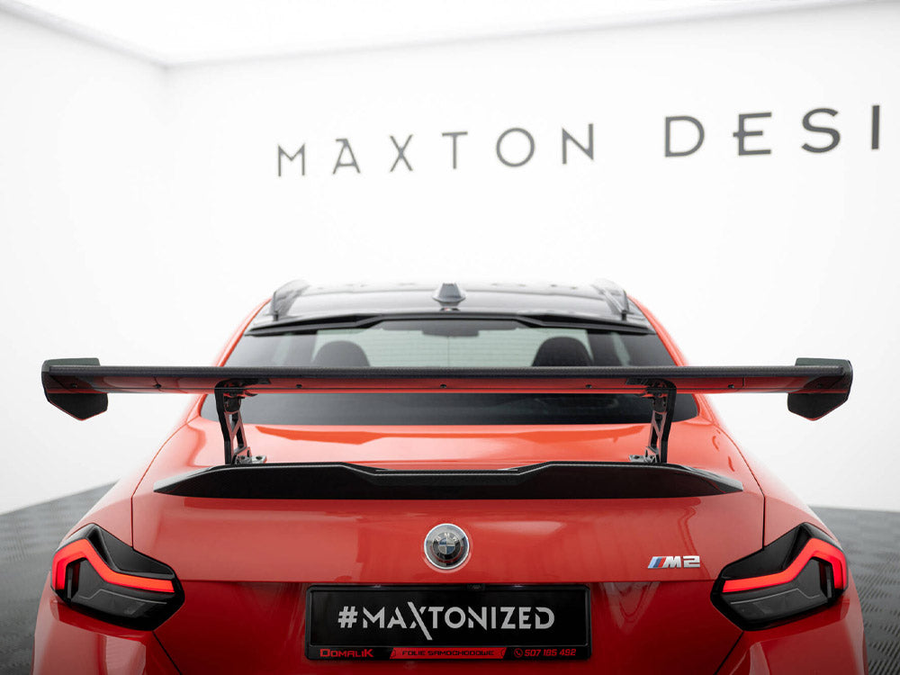 Carbon Spoiler With Internal Brackets Uprights compatible with BMW M2 G87