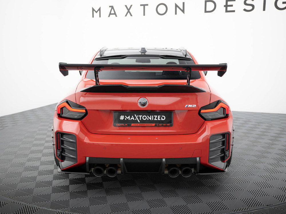 Carbon Spoiler With Internal Brackets Uprights compatible with BMW M2 G87