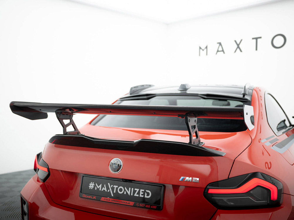 Carbon Spoiler With Internal Brackets Uprights compatible with BMW M2 G87