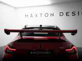 Carbon Spoiler With Internal Brackets Uprights + LED compatible with BMW M2 G87
