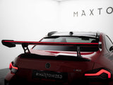 Carbon Spoiler With Internal Brackets Uprights + LED compatible with BMW M2 G87