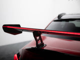Carbon Spoiler With Internal Brackets Uprights + LED compatible with BMW M2 G87