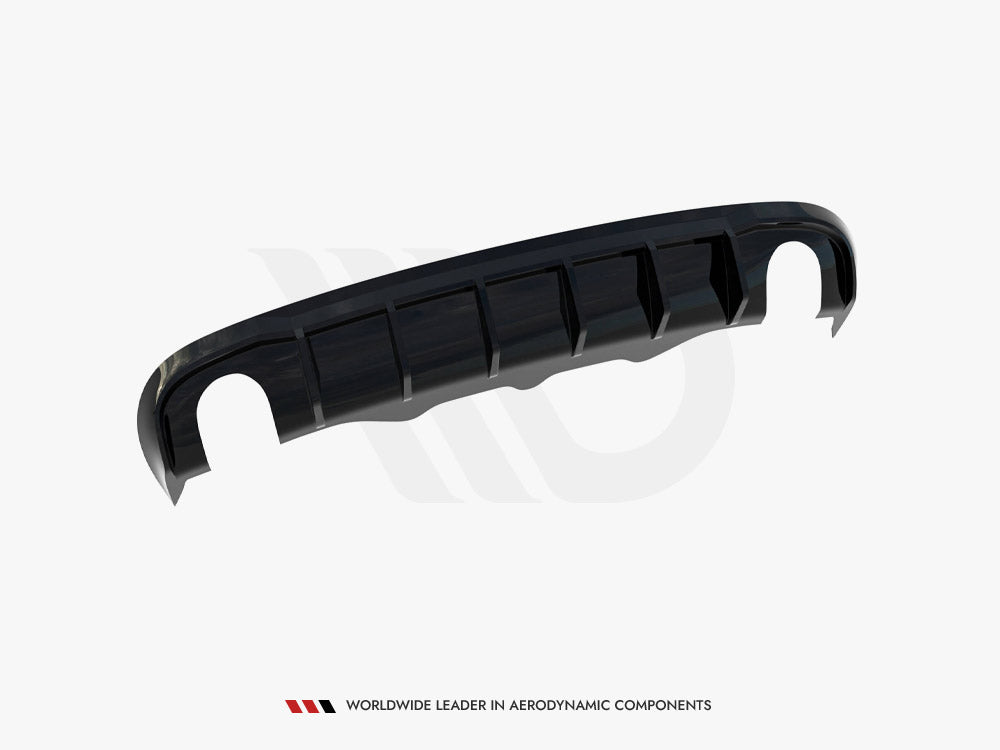 Rear Valance compatible with Audi A5 S Line Sportback 8T (Version with single exhaust tips on both sides)