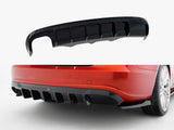Rear Valance compatible with Audi A5 S Line Sportback 8T (Version with dual exhaust tips on one Side)
