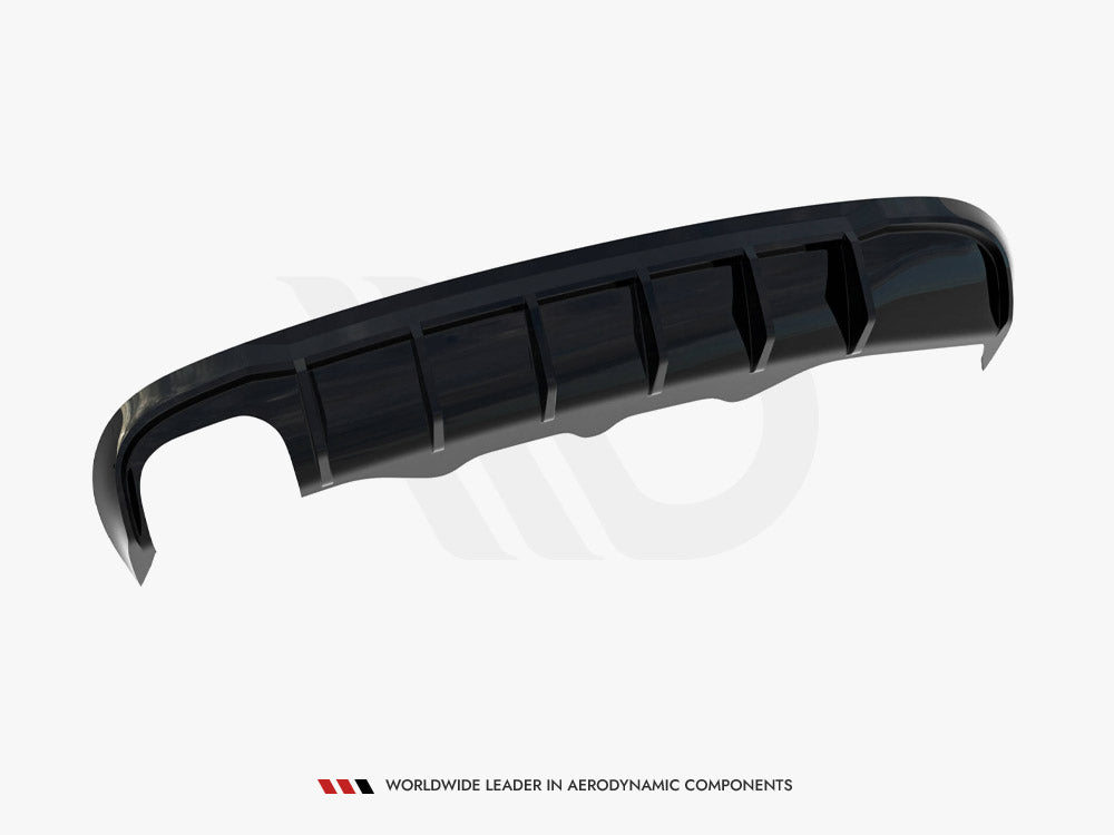 Rear Valance compatible with Audi A5 S Line Sportback 8T (Version with dual exhaust tips on one Side)