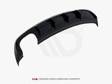 Rear Valance compatible with Audi A3 Sedan 8V Facelift (Version with dual exhaust tips on one Side)