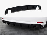 Rear Valance compatible with Audi A3 Sedan 8V Facelift (Version with single exhaust tips on both sides)