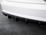 Rear Valance compatible with Audi A3 Sedan 8V Facelift (Version with single exhaust tips on both sides)