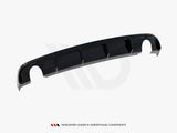 Rear Valance compatible with Audi A3 Sedan 8V Facelift (Version with single exhaust tips on both sides)