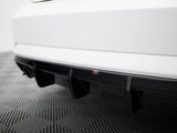 Rear Valance compatible with Audi A3 Sedan 8V Facelift (Version with single exhaust tips on both sides)