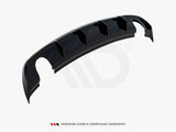 Rear Valance compatible with Audi A3 Sedan 8V Facelift (Version with single exhaust tips on both sides)