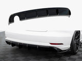 Rear Valance compatible with Audi A3 Sedan 8V Facelift (Version with single exhaust tips on one Side)