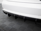 Rear Valance compatible with Audi A3 Sedan 8V Facelift (Version with single exhaust tips on one Side)