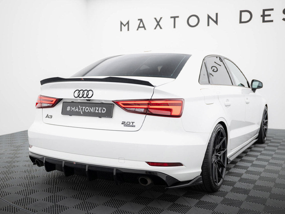 Rear Side Splitters V.2 compatible with Audi A3 Sedan 8V Facelift