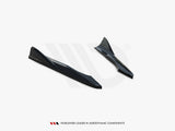 Rear Side Splitters V.2 compatible with Audi A3 Sedan 8V Facelift