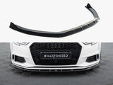 Front Splitter compatible with Audi A3 Sedan 8V Facelift