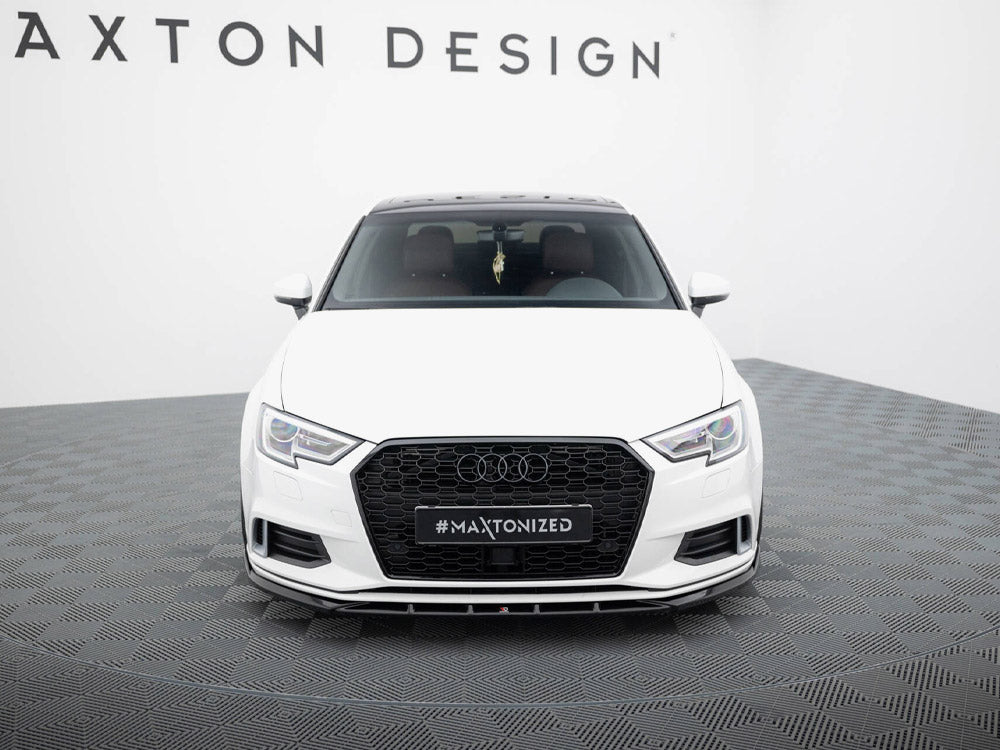 Front Splitter compatible with Audi A3 Sedan 8V Facelift