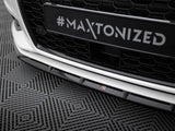Front Splitter compatible with Audi A3 Sedan 8V Facelift