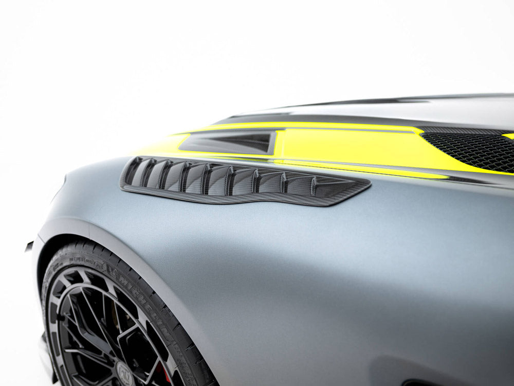 Prepreg Carbon Front Fender Side Vents compatible with Mercedes-AMG GT C C190 Facelift