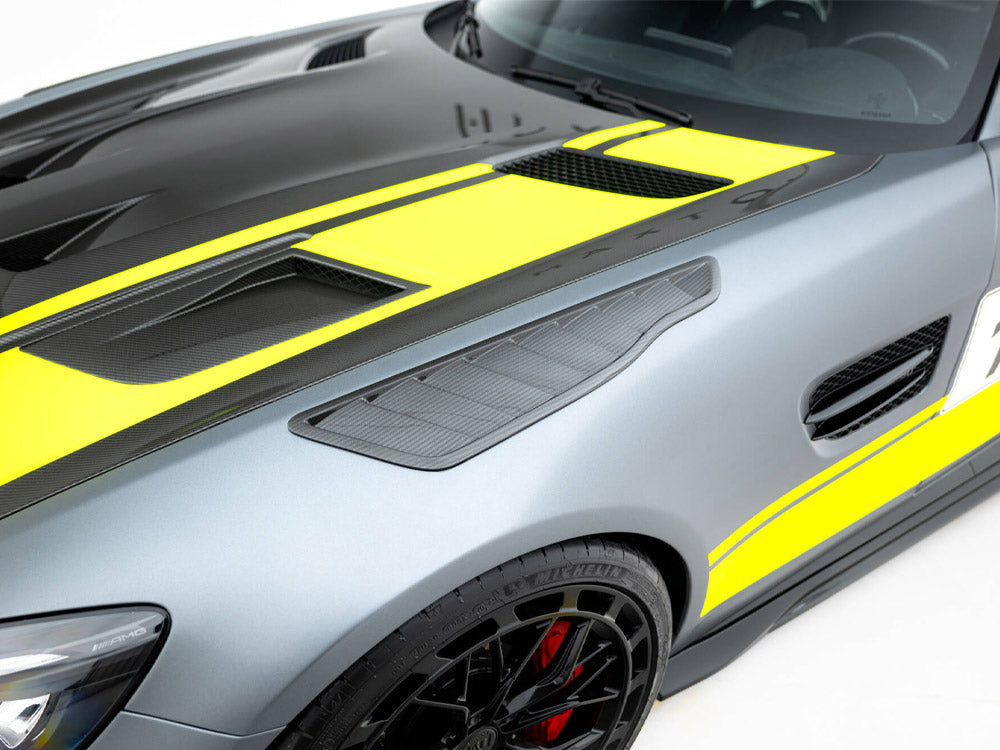 Prepreg Carbon Front Fender Side Vents compatible with Mercedes-AMG GT C C190 Facelift