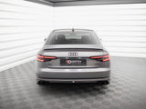 Rear Valance V.1 compatible with Audi A4 S Line B9 (Version with single exhaust tips on both sides)
