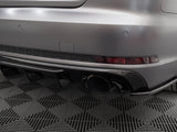 Rear Valance V.1 compatible with Audi A4 S Line B9 (Version with single exhaust tips on both sides)
