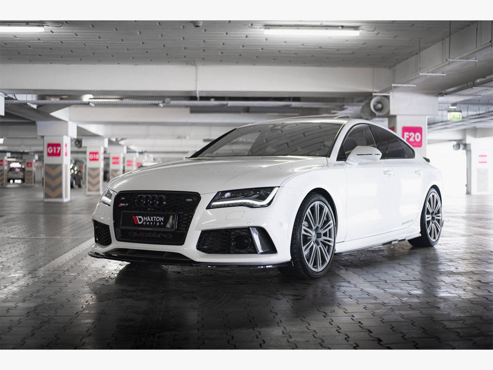 Front Splitter V.4 compatible with Audi RS 7 C7