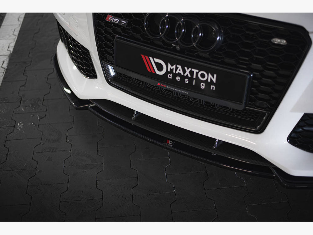 Front Splitter V.4 compatible with Audi RS 7 C7
