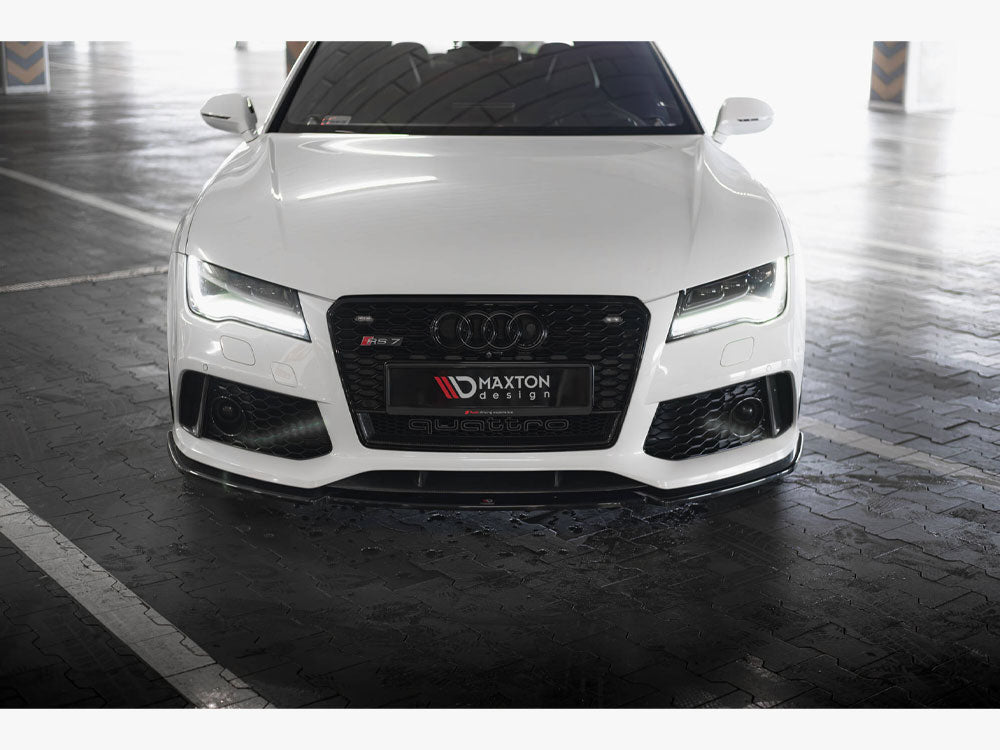 Front Splitter V.4 compatible with Audi RS 7 C7