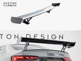 Carbon Spoiler With External Brackets Uprights V.1 compatible with Audi A5 / A5 S Line / S5 / RS 5 Coupe F5 / F5 Facelift