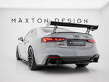 Carbon Spoiler With External Brackets Uprights V.1 compatible with Audi A5 / A5 S Line / S5 / RS 5 Coupe F5 / F5 Facelift