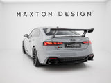 Carbon Spoiler With External Brackets Uprights V.1 compatible with Audi A5 / A5 S Line / S5 / RS 5 Coupe F5 / F5 Facelift
