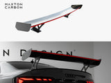 Carbon Spoiler With External Brackets Uprights V.1 + LED compatible with Audi A5 / A5 S Line / S5 / RS 5 Coupe F5 / F5 Facelift