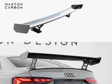 Carbon Spoiler With External Brackets Uprights V.2 compatible with Audi A5 / A5 S Line / S5 / RS 5 Coupe F5 / F5 Facelift