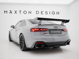 Carbon Spoiler With External Brackets Uprights V.2 compatible with Audi A5 / A5 S Line / S5 / RS 5 Coupe F5 / F5 Facelift