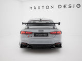 Carbon Spoiler With External Brackets Uprights V.2 compatible with Audi A5 / A5 S Line / S5 / RS 5 Coupe F5 / F5 Facelift