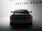 Carbon Spoiler With External Brackets Uprights V.2 + LED compatible with Audi A5 / A5 S Line / S5 / RS 5 Coupe F5 / F5 Facelift