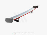 Carbon Spoiler With External Brackets Uprights V.2 + LED compatible with Audi A5 / A5 S Line / S5 / RS 5 Coupe F5 / F5 Facelift