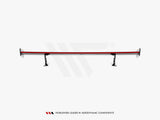 Carbon Spoiler With External Brackets Uprights V.2 + LED compatible with Audi A5 / A5 S Line / S5 / RS 5 Coupe F5 / F5 Facelift
